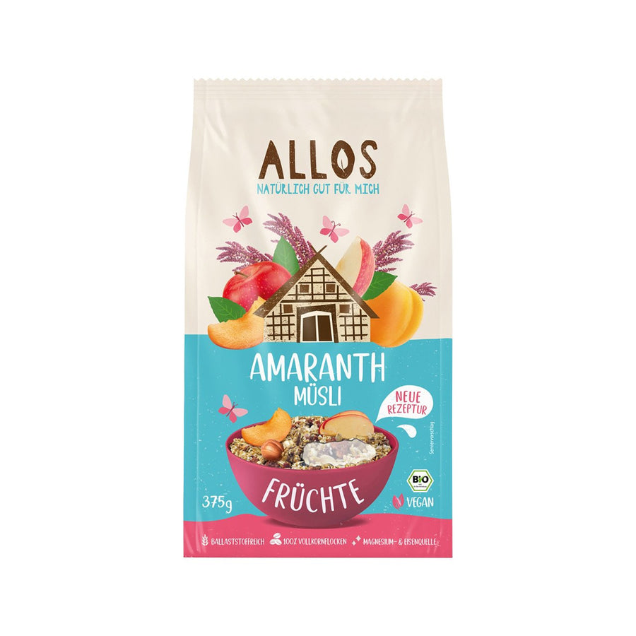 Allos Amaranth Früchte Müsli, 375 g