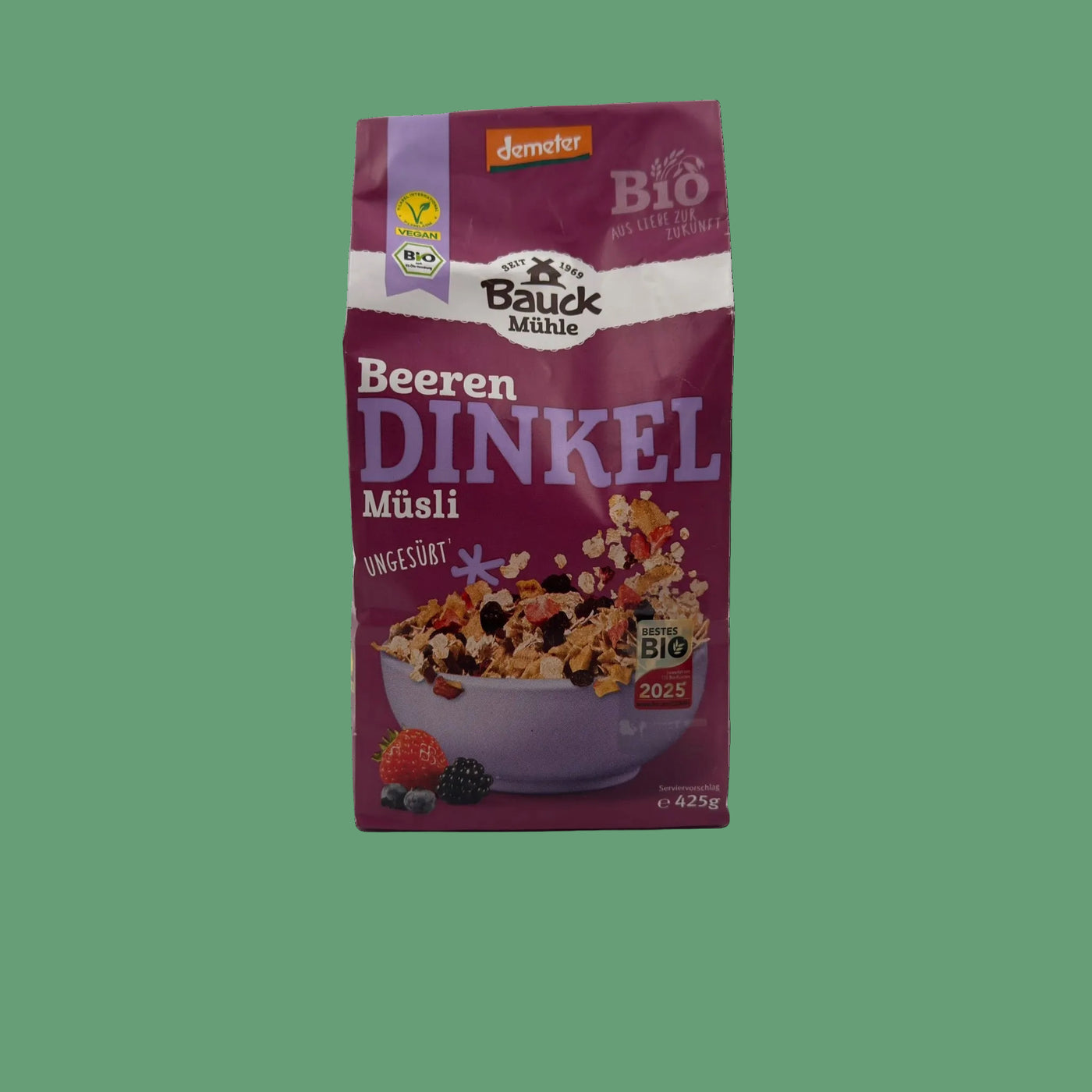 Bauck Beeren Dinkel Müsli