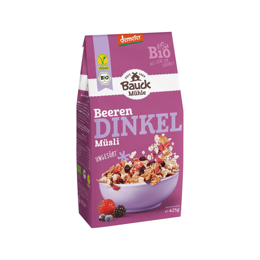 Bauck Mühle Dinkel Müsli Beere, 425 g