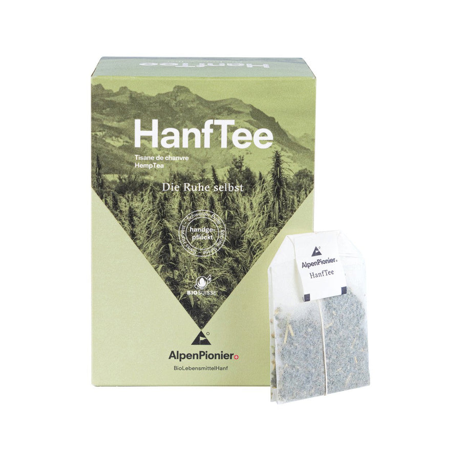 AlpenPionier Hanf-Tee, Kräutertee, 20 × 1 g