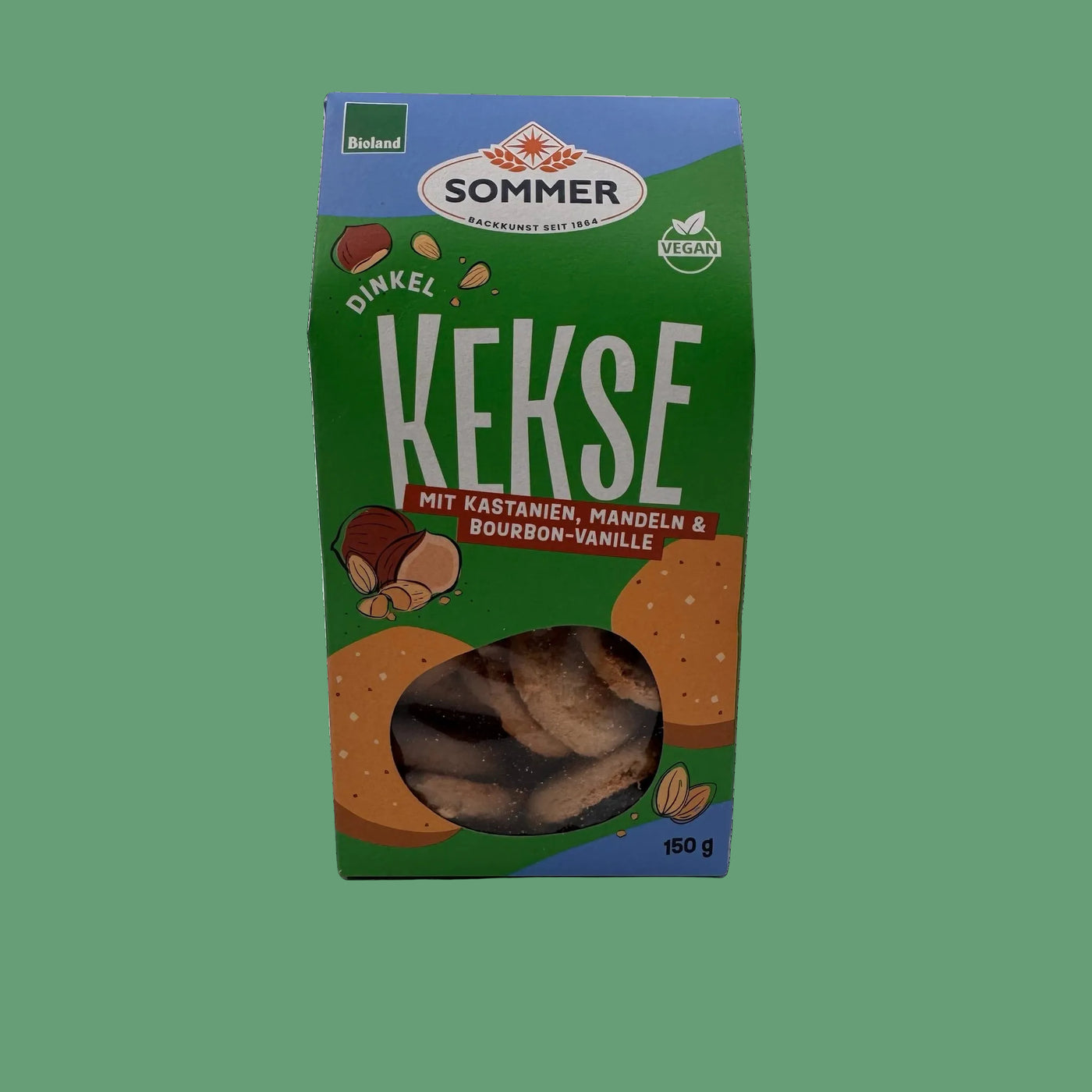Sommer Kekse Kastanie Mandel
