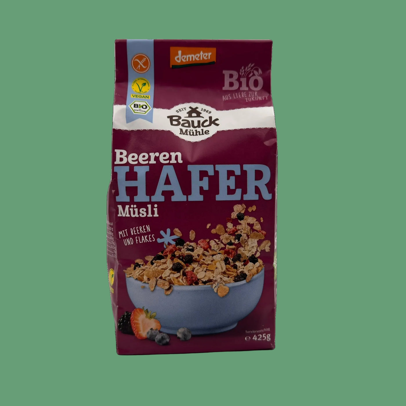 Bauck Beeren Hafer Müsli