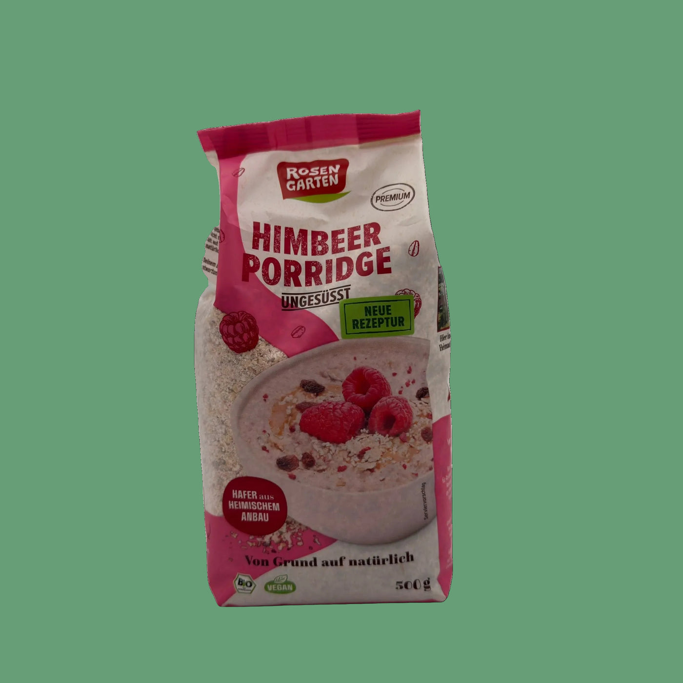 Rosengarten Himbeerporridge