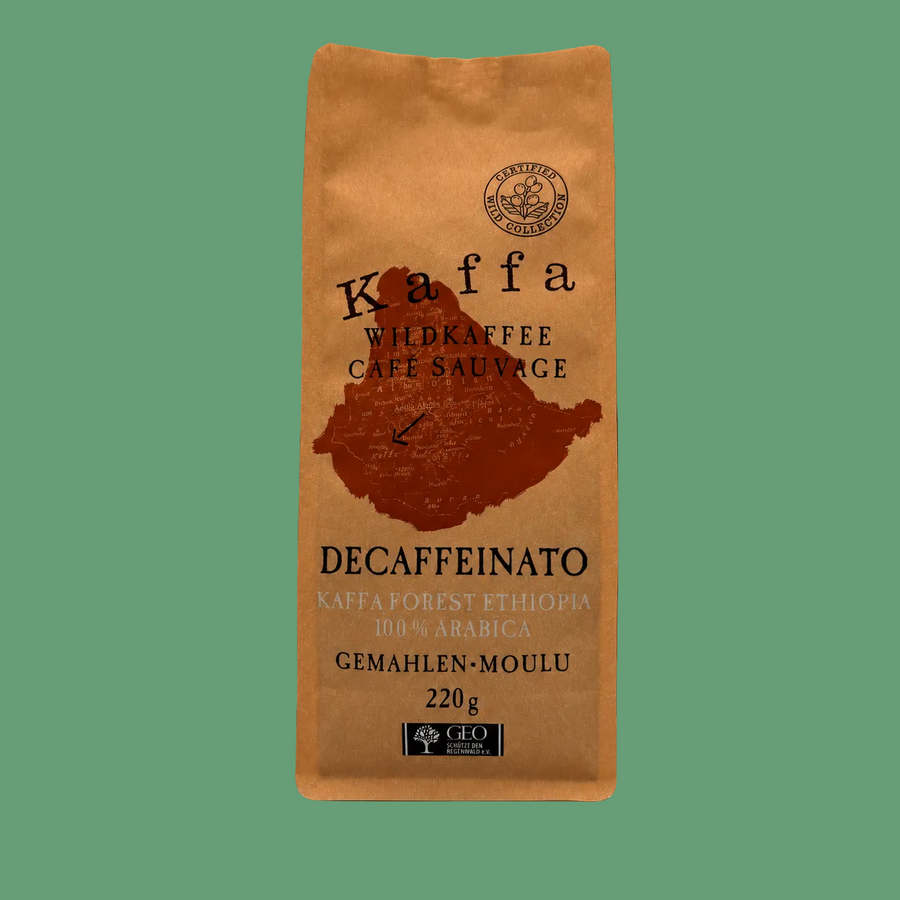 Kaffa Dekoffeiniert Gemahlen