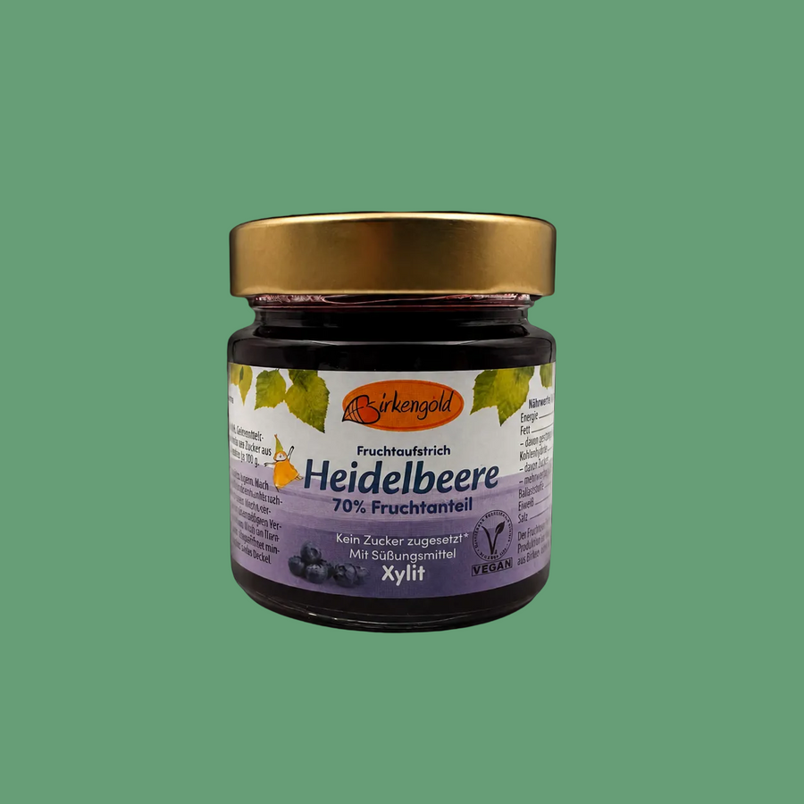 Birkengold Fruchtaufstrich Heidelbeere