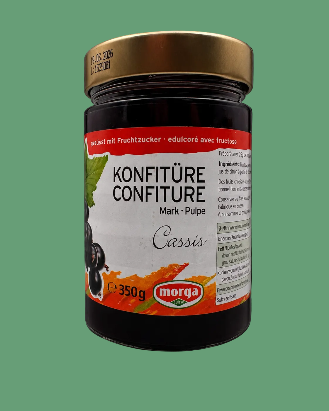 Morga Konfitüre Cassis