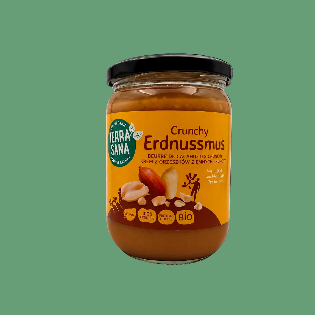 Terra Sana Crunchy Erdnussmus