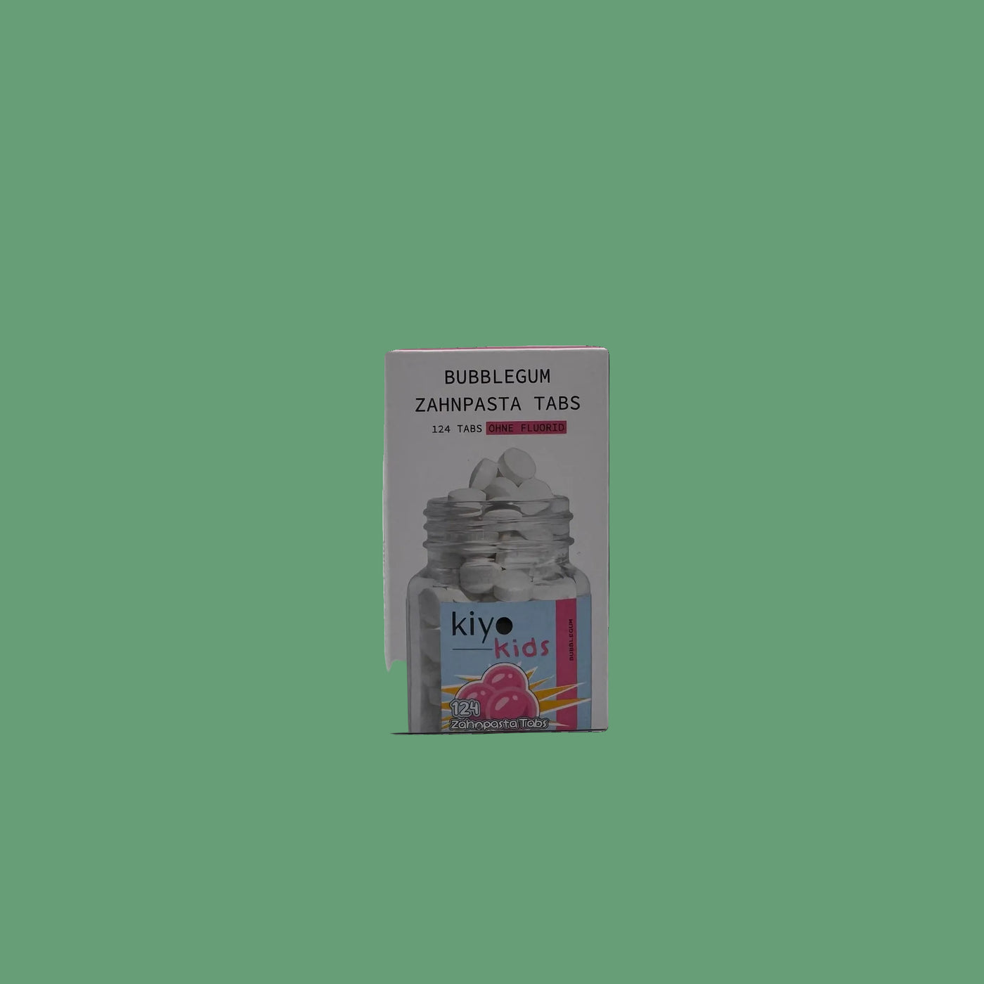 Kiyo Zahnpasta Tabs Kids Bubblegum ohne Fluorid