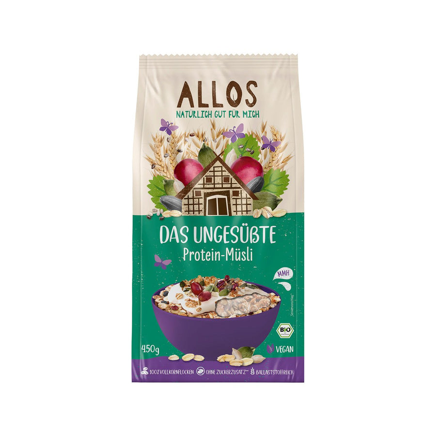Allos Das Ungesüsste Protein-Müsli, 450 g