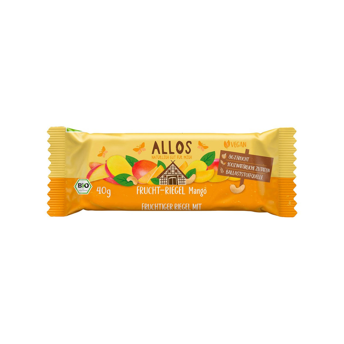 Allos Frucht-Riegel Mango, 40 g