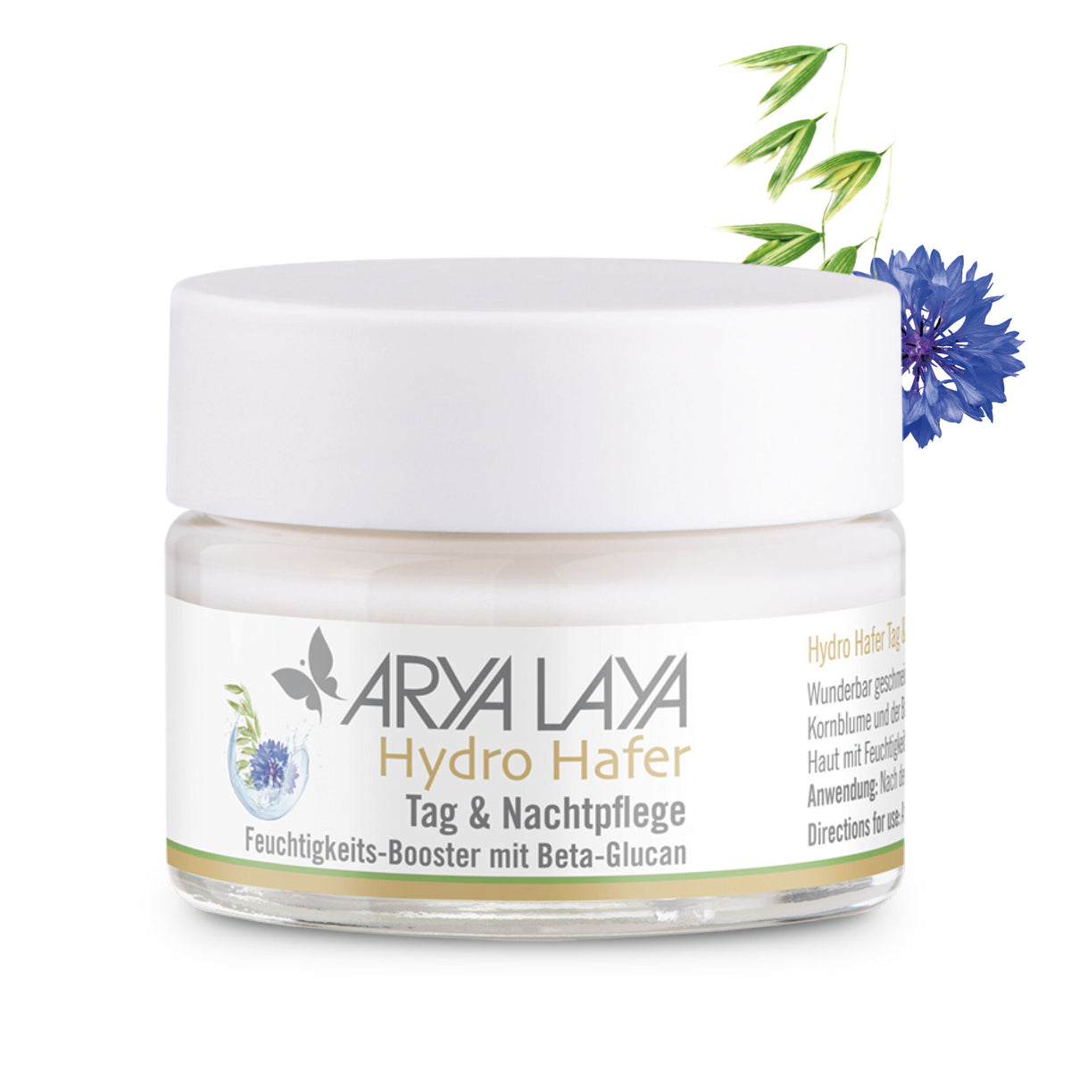 ARYA LAYA Hydro Hafer Tag & Nachtpflege, 50 ml