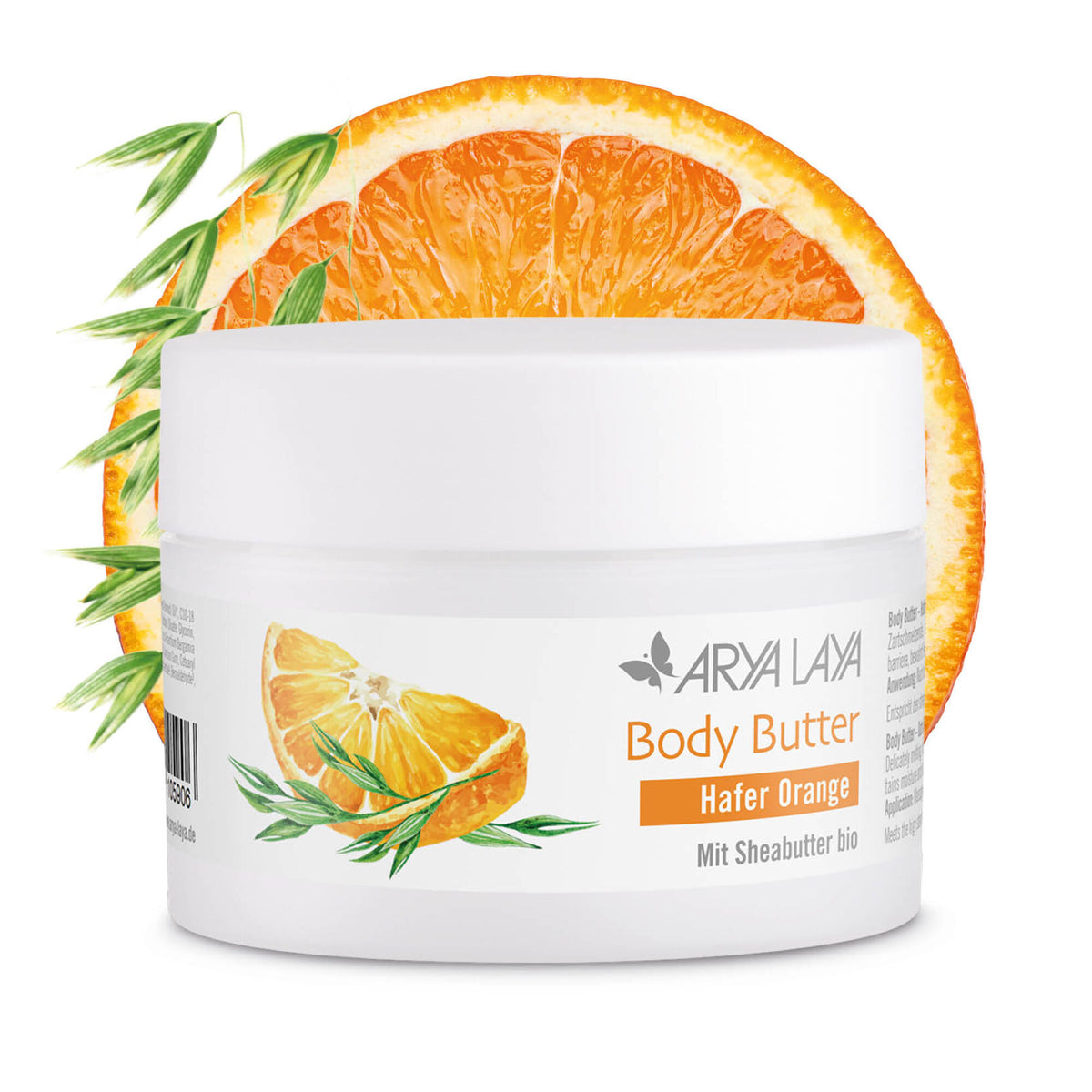 ARYA LAYA Body Butter Hafer Orange, 200 ml