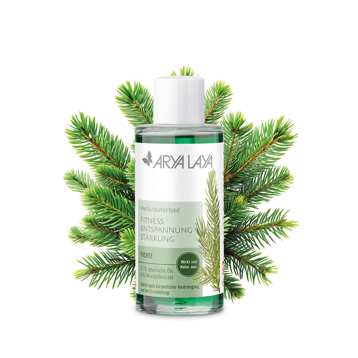 ARYA LAYA Heilkräuterbad Fichte – Stärkung, 100 ml