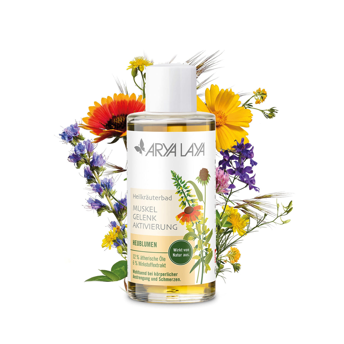 ARYA LAYA Heilkräuterbad Heublumen – Aktivierung, 100 ml