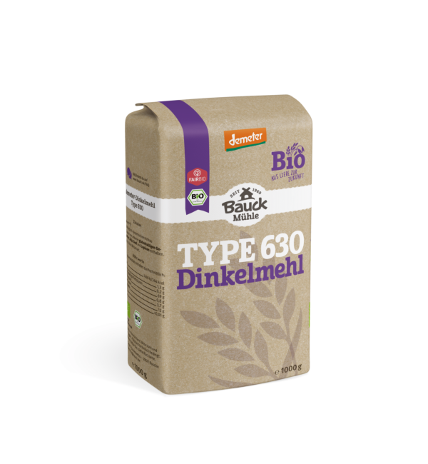 Bauck Mühle Dinkelmehl hell, Type 630, 1 kg