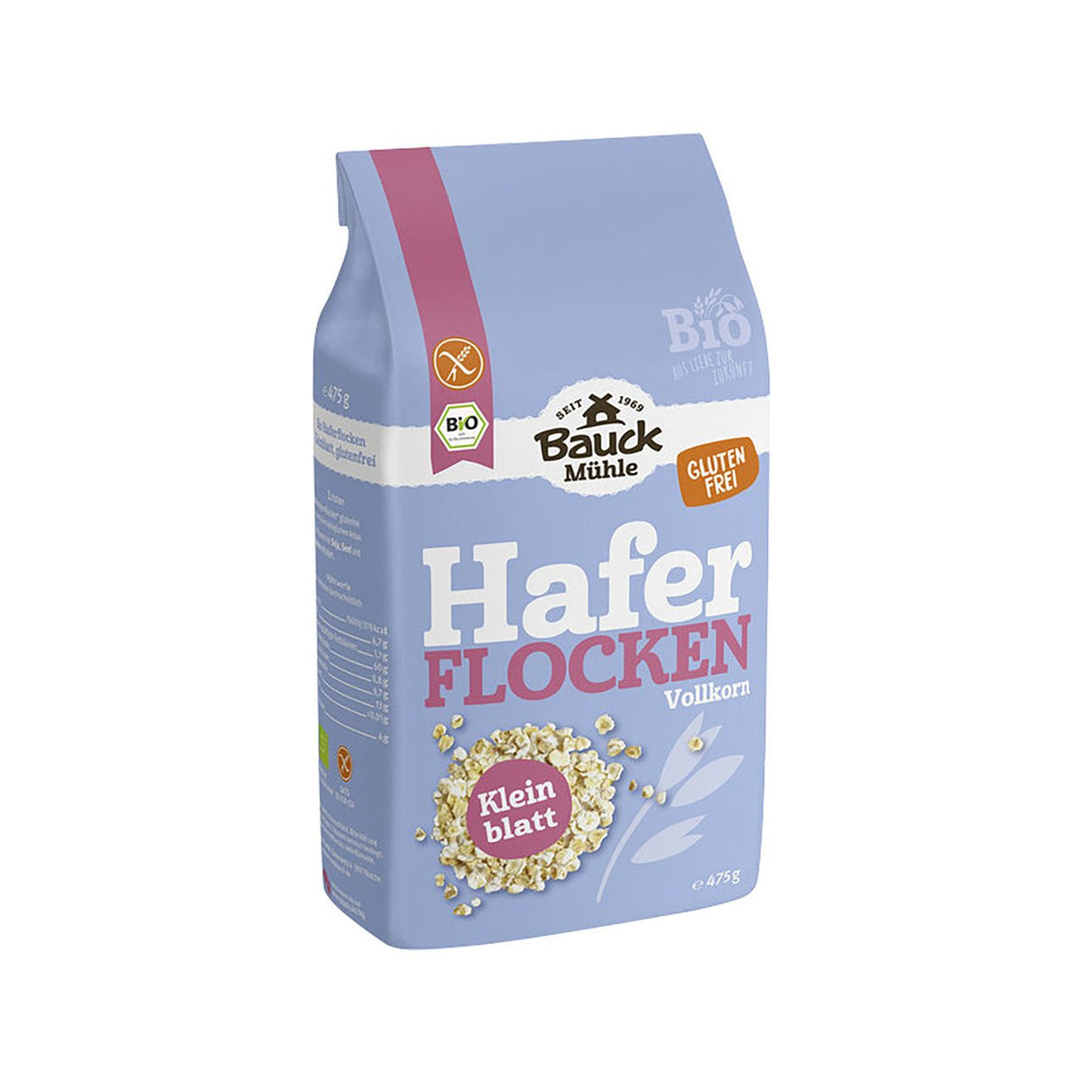 Bauck Mühle Haferflocken Kleinblatt, glutenfrei, 475 g