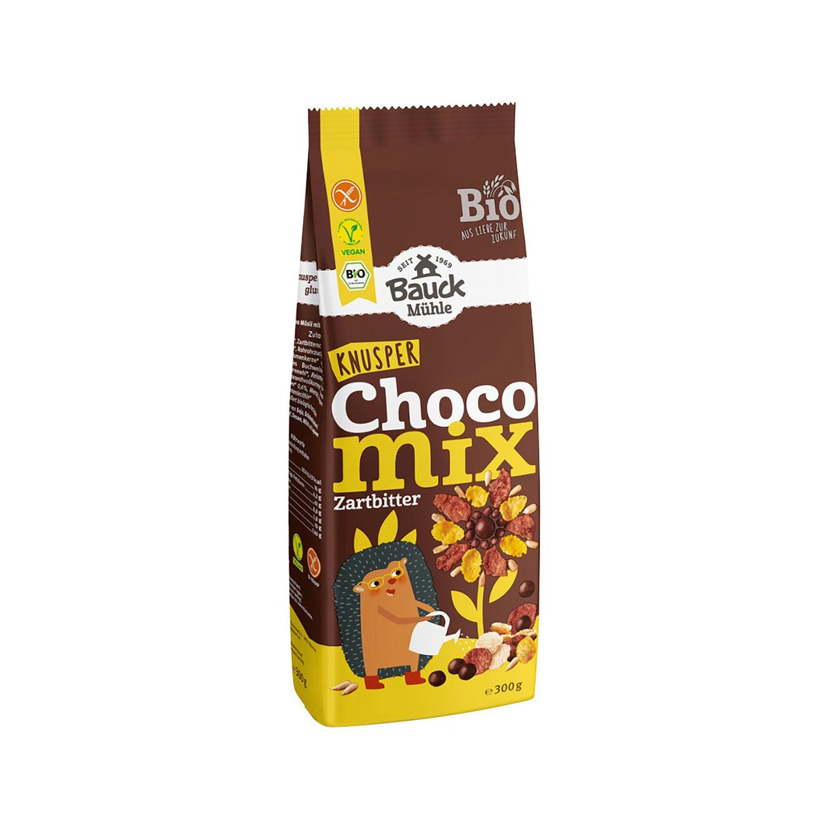 Bauck Mühle Knusper Choco Mix Zartbitter, glutenfrei, 300 g