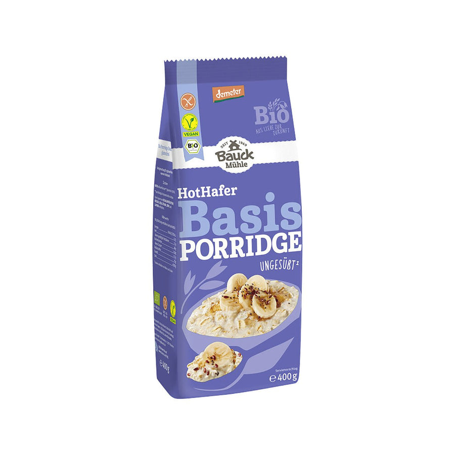 Bauck Mühle Hot Hafer Basis Porridge, glutenfrei, 400 g