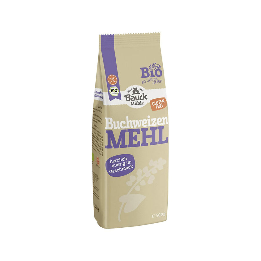 Bauck Mühle Buchweizenvollkornmehl, glutenfrei, 500 g