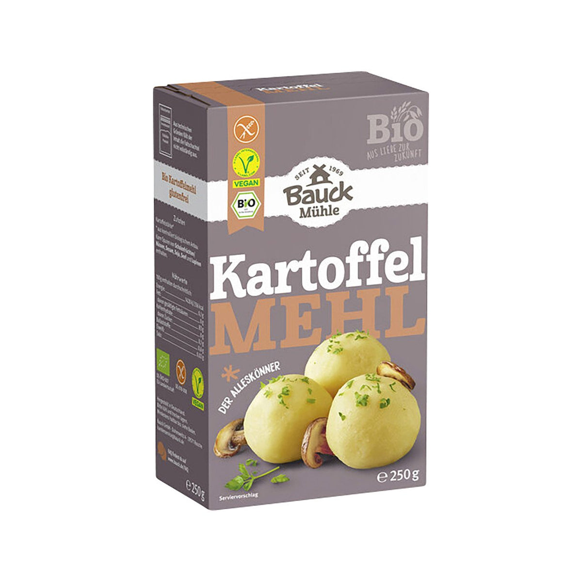 Bauck Mühle Kartoffelmehl, glutenfrei, 250 g