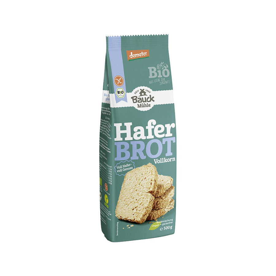 Bauck Mühle Haferbrot Vollkorn, glutenfrei, 500 g