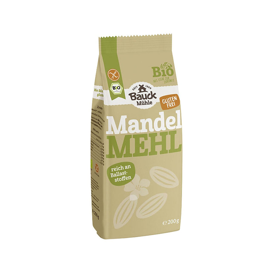 Bauck Mühle Mandelmehl, teilentölt, 200 g
