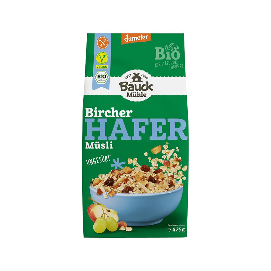 Bauck Mühle Bircher-Hafermüsli, glutenfrei, 425 g