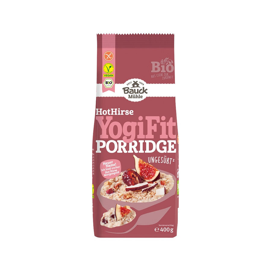 Bauck Mühle Hot Hirse YogiFit Porridge, glutenfrei, 400 g