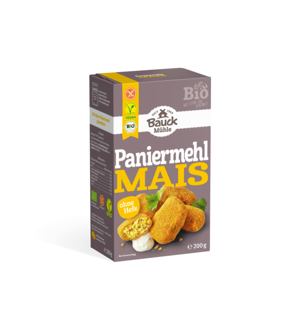 Bauck Mühle Mais-Paniermehl, glutenfrei, 200 g