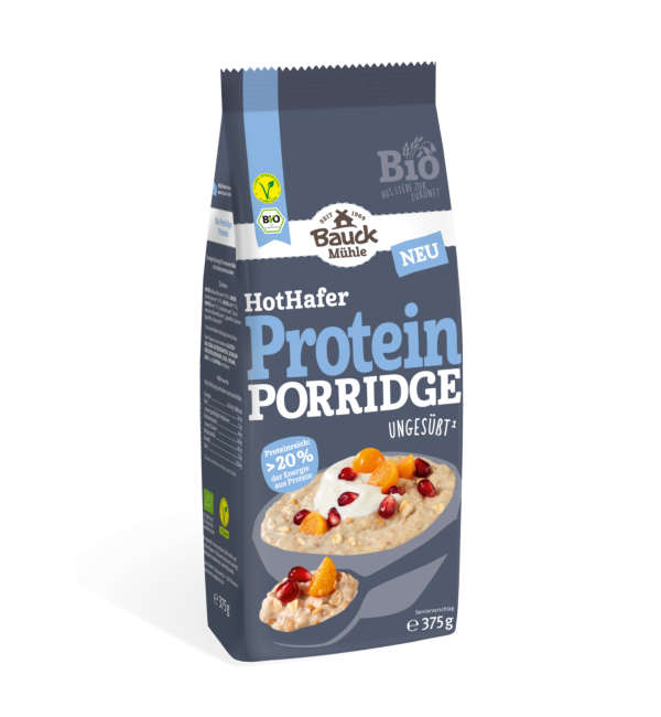 Bauck Mühle Hot Hafer Protein Porridge, 375 g