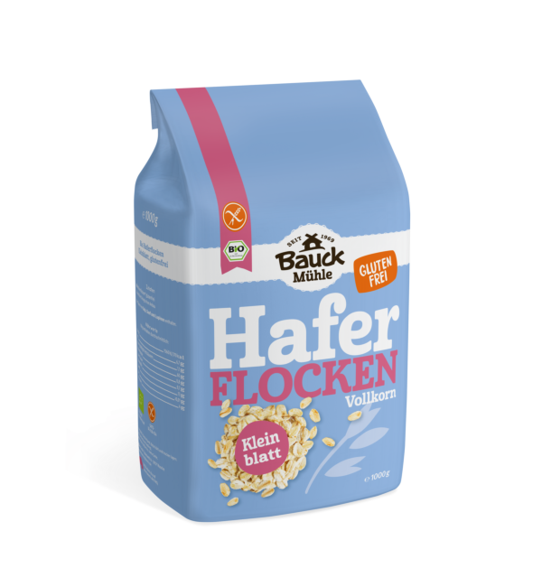 Bauck Mühle Haferflocken Kleinblatt, glutenfrei, 1 kg