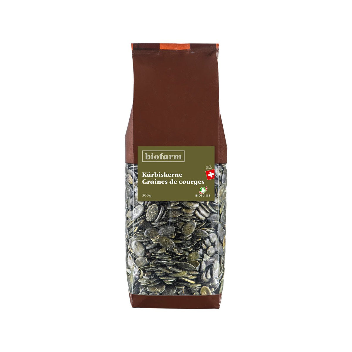 Biofarm Kürbiskerne aus der Schweiz, 200 g