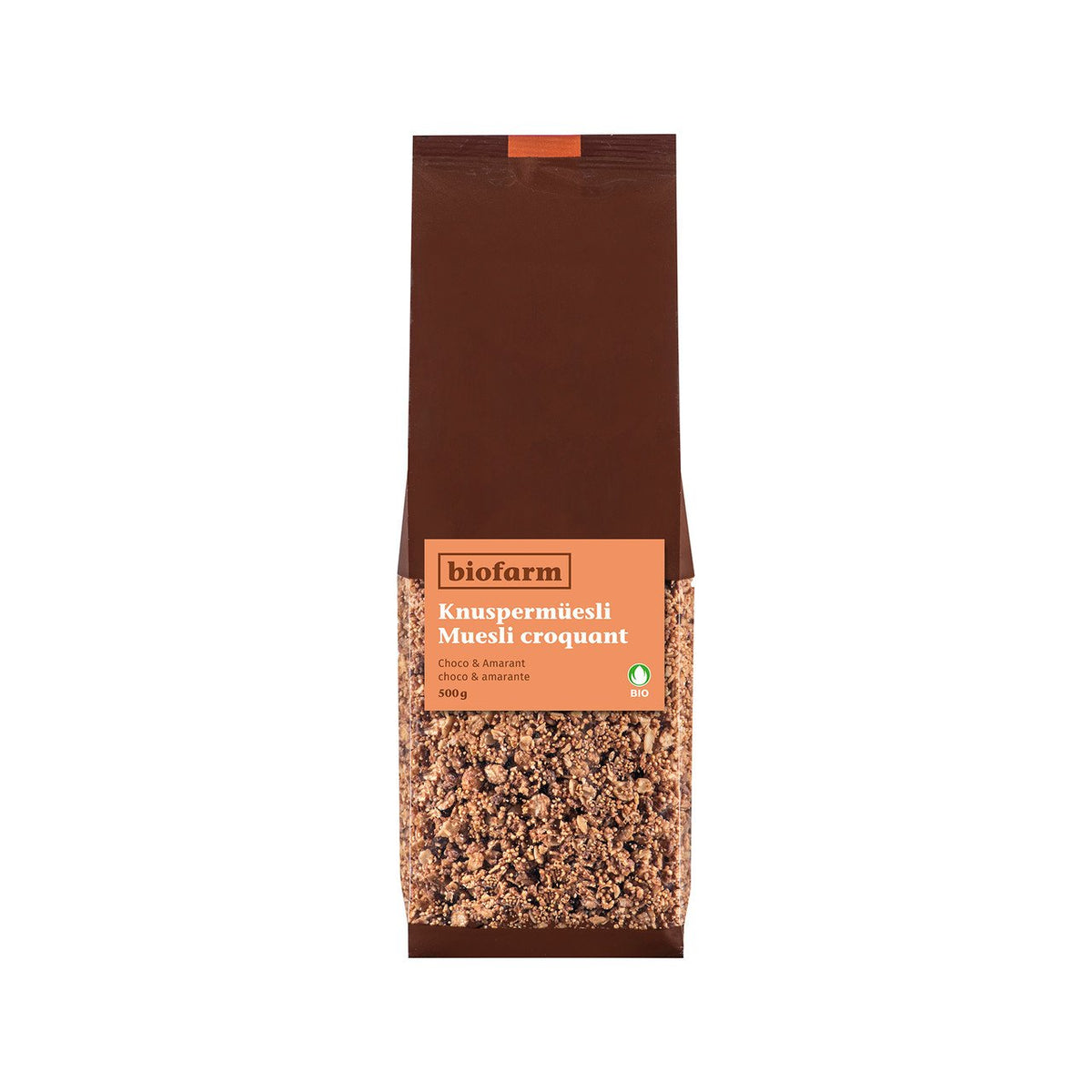 Biofarm Knuspermüesli Choco & Amarant, 500 g