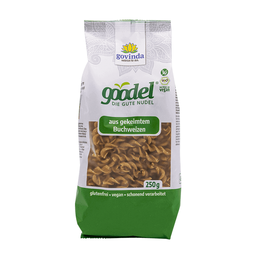 Govinda Goodel aus gekeimtem Buchweizen, 250 g – Originalverpackung