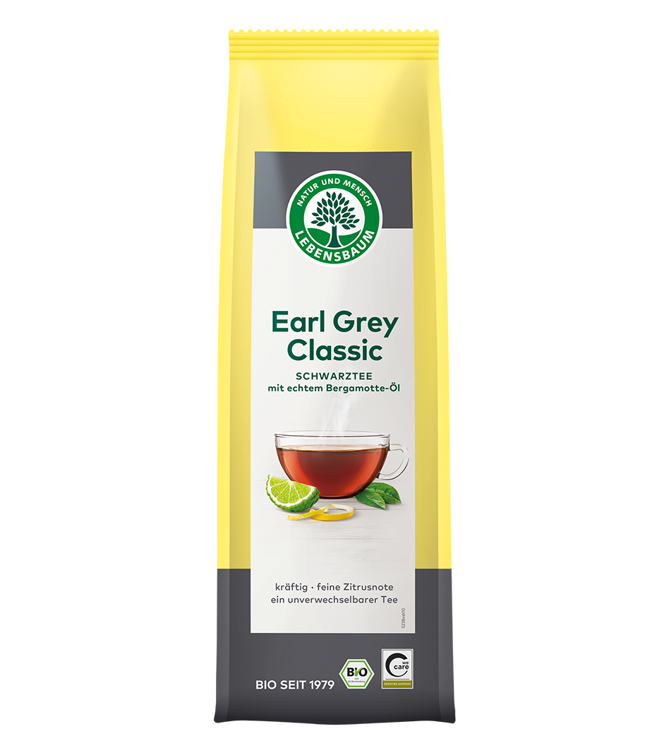 Lebensbaum Earl Grey Classic Schwarztee, 100 g