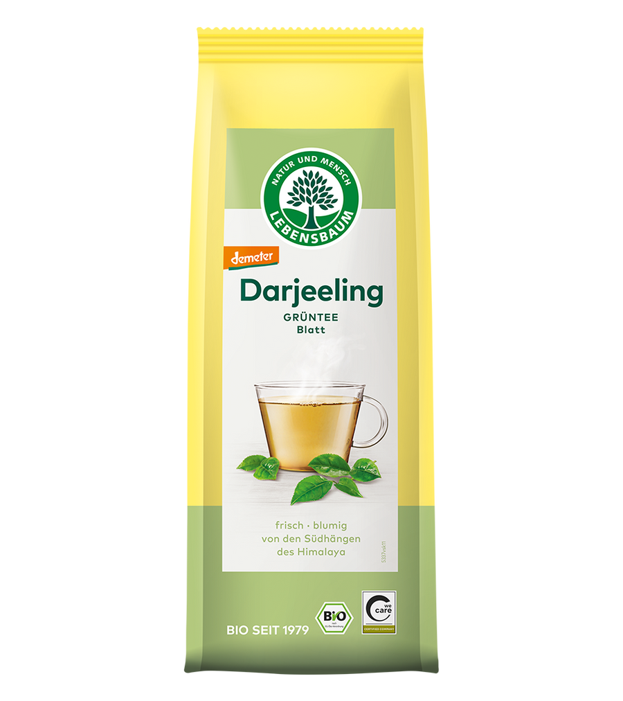 Lebensbaum Darjeeling Blatt Grüntee, lose, 50 g