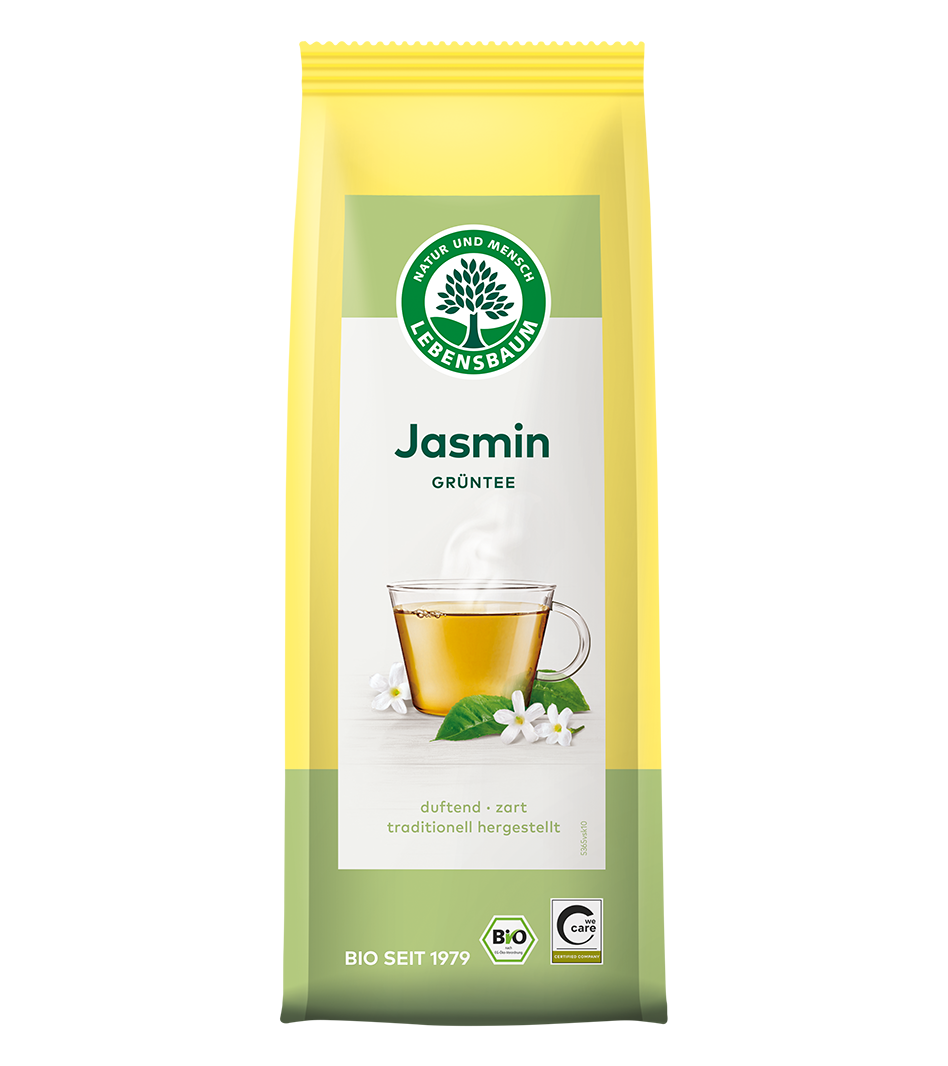 Lebensbaum Jasmin Blatt Grüntee, lose, 75 g