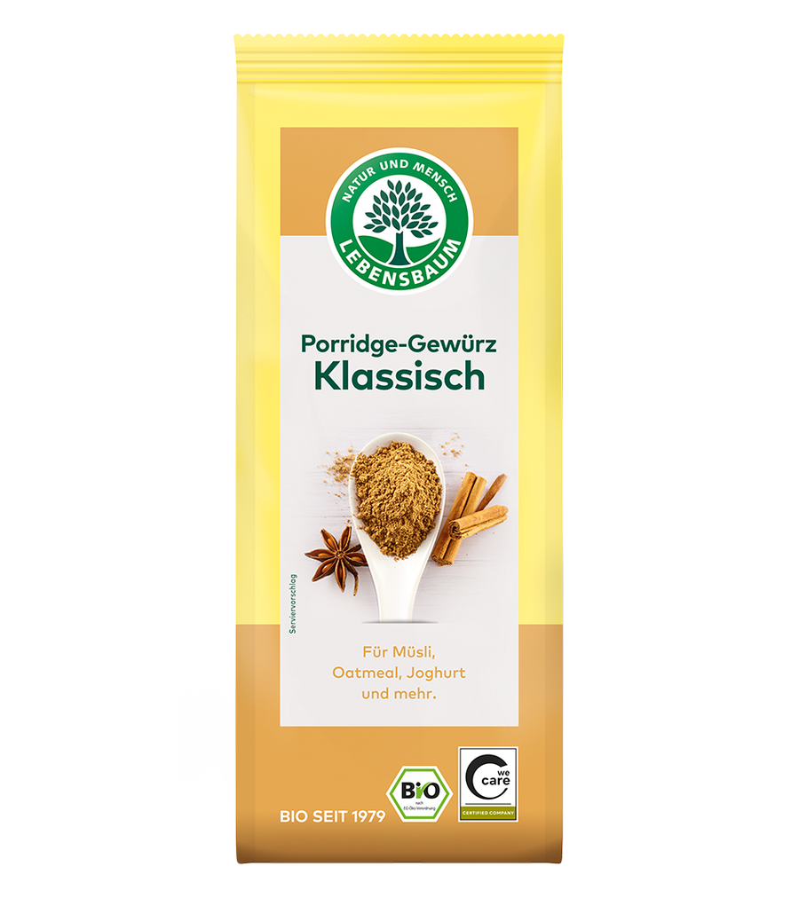 Lebensbaum Porridge-Gewürz Klassisch, 45 g