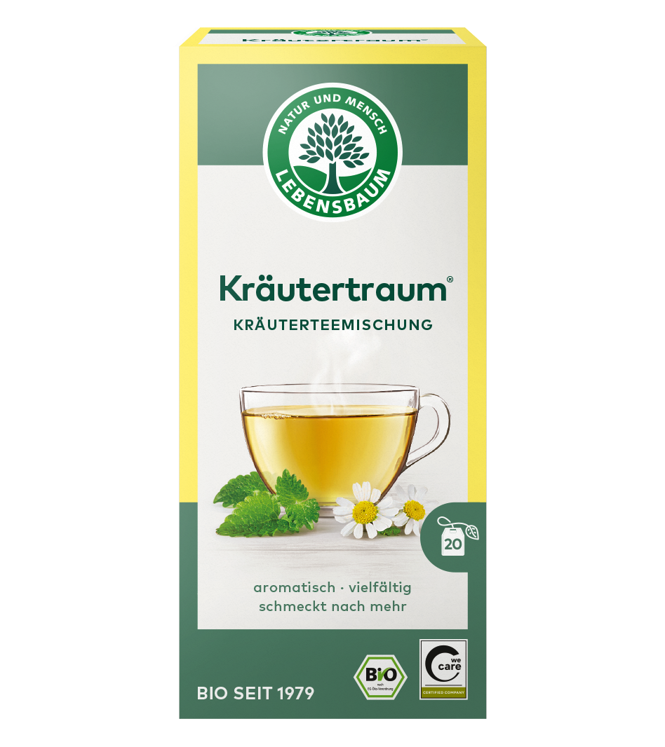 Lebensbaum Kräutertraum Kräutertee, 20 × 1,5 g