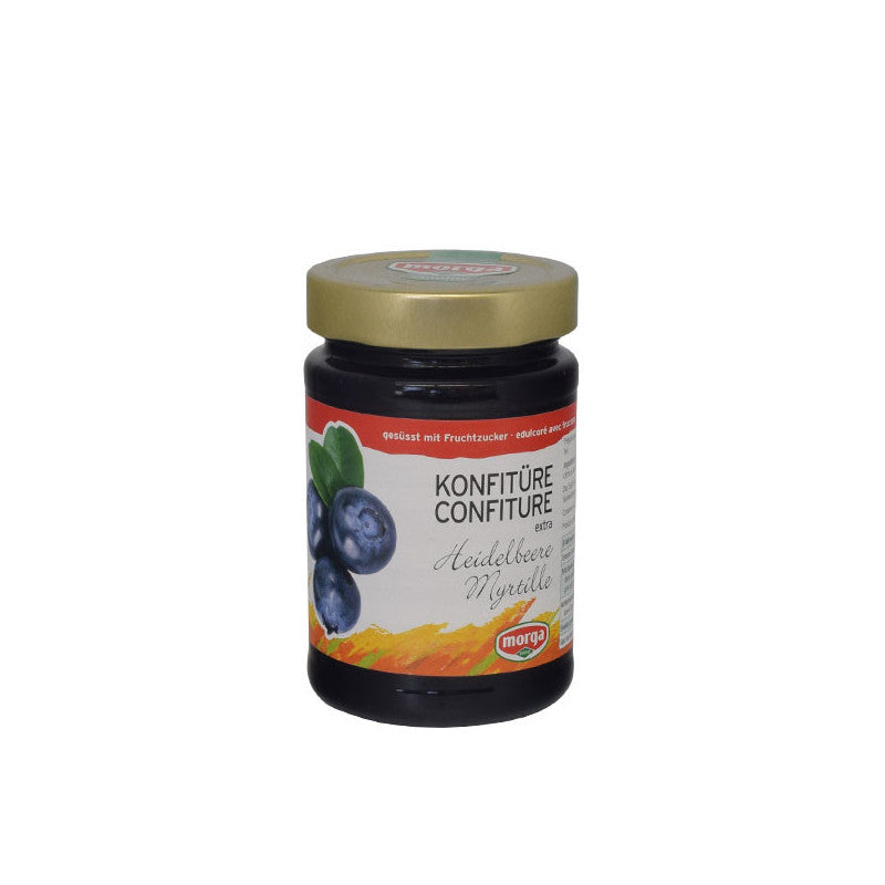 Morga Heidelbeer-Konfi m. Fruchtz. 350 g – Originalverpackung