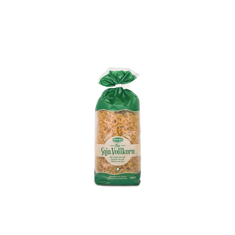 Morga Bio Soja-Vollkorn-Krausnüdeli, 500 g