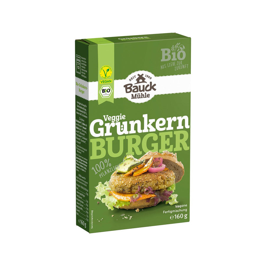Bauck Grünkern Burger – Originalverpackung