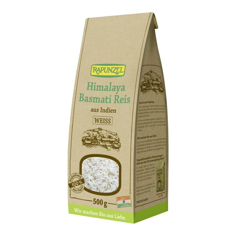 Rapunzel Himalaya Basmati Reis, 500 g – Originalverpackung