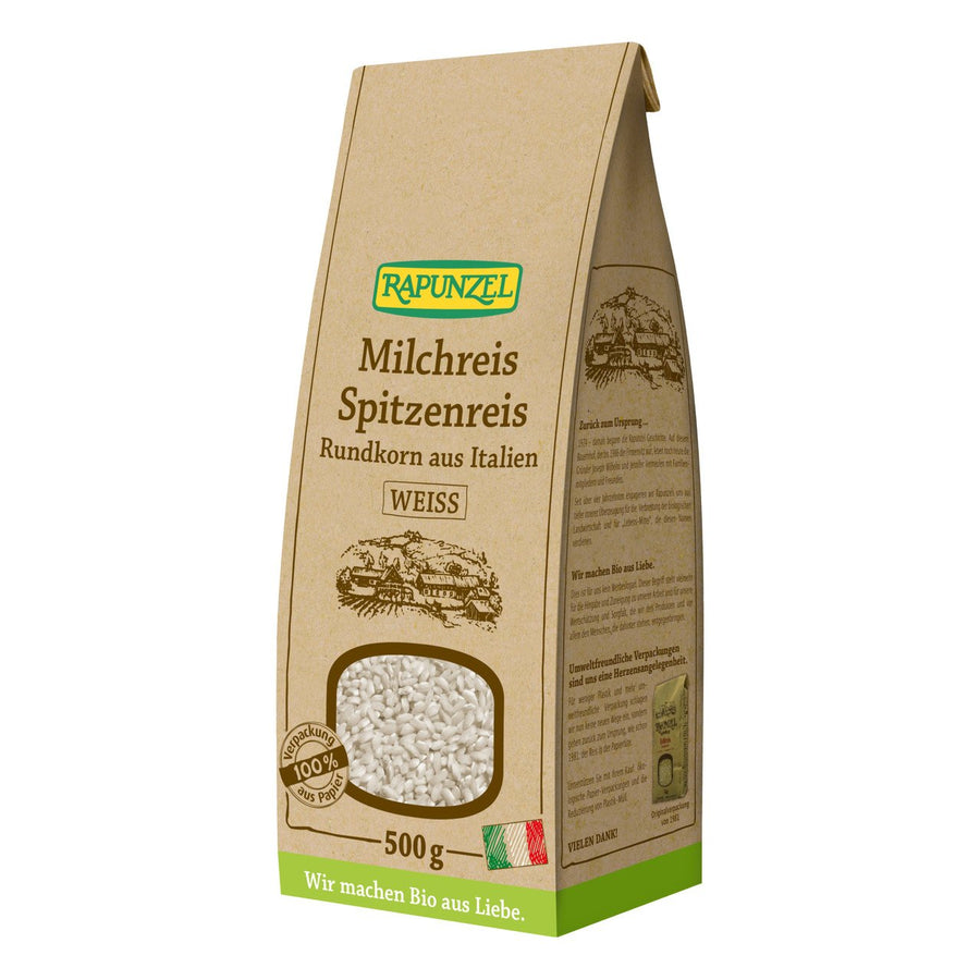Rapunzel Milchreis Rundkorn, 500 g – Originalverpackung