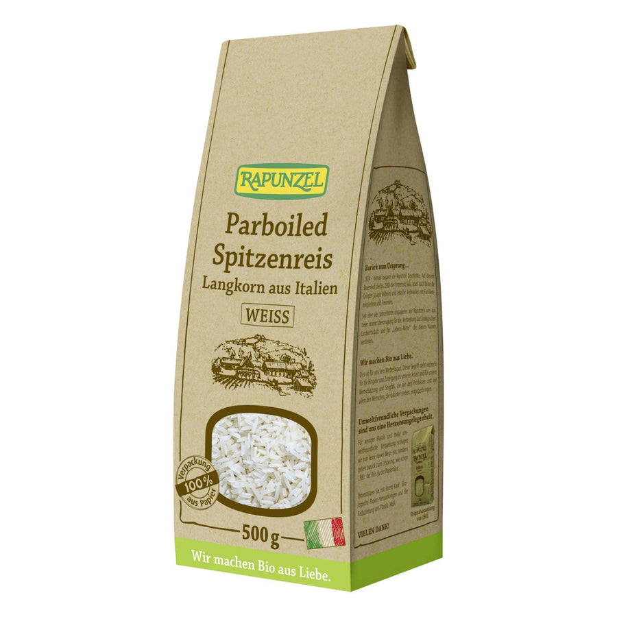 Rapunzel Langkornreis Parboiled, 500 g – Originalverpackung