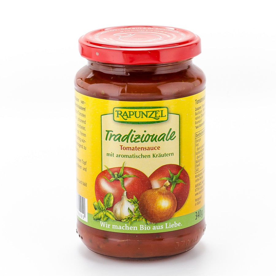 Rapunzel Sauce Tomaten Tradizionale, 340 g – Originalverpackung