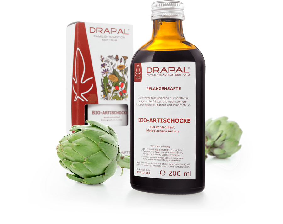 Drapal Pflanzensaft Artischocke, 200 ml – Originalverpackung