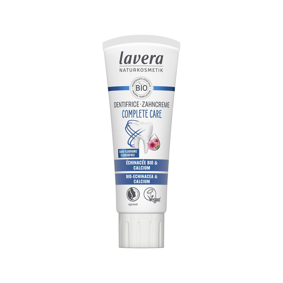 Lavera Zahncreme Complete Care ohne Fluorid – Originalverpackung