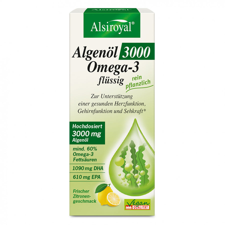Alsiroyal Algenöl Omega 3 – Originalverpackung