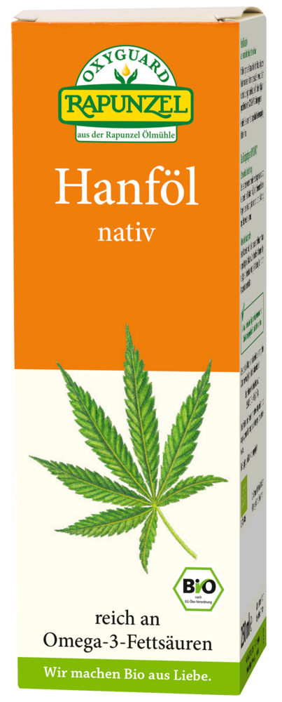 Rapunzel OXYGUARD® Hanföl nativ, 250 ml